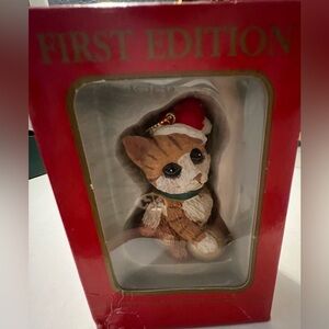 Kurt S. Adler PetSmart Exclusive Item Cat/Kitten Santa Hat Ornament